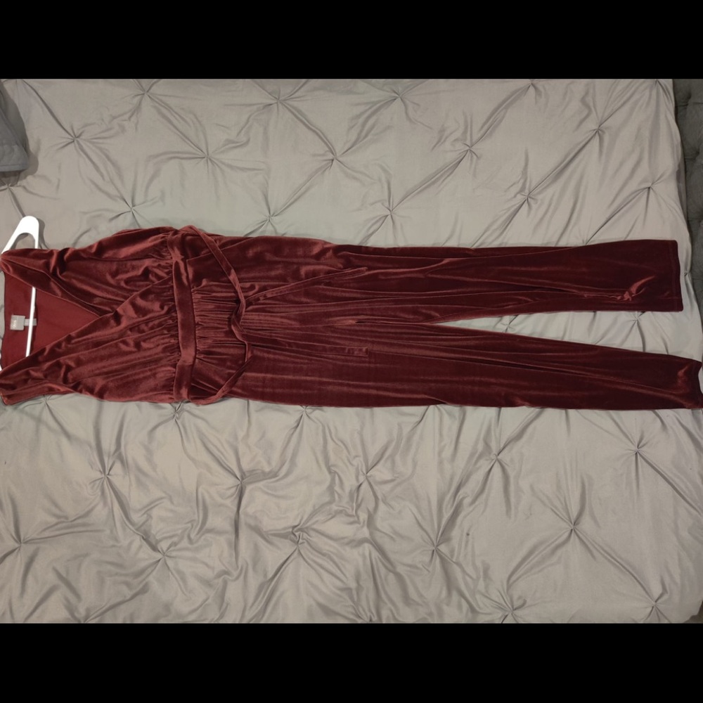 ASOS Velvet Jumpsuit